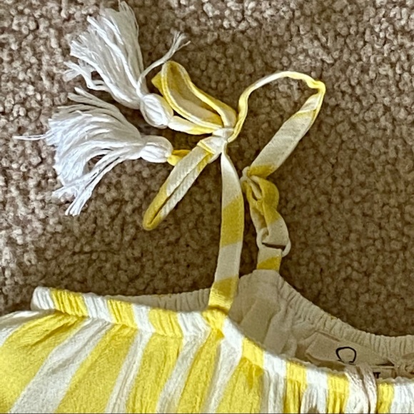Jessica Simpson Yellow Striped Sundress NEW - Picture 4 of 8